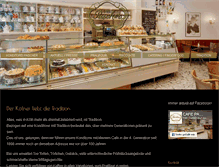 Tablet Screenshot of cafe-pascher.de